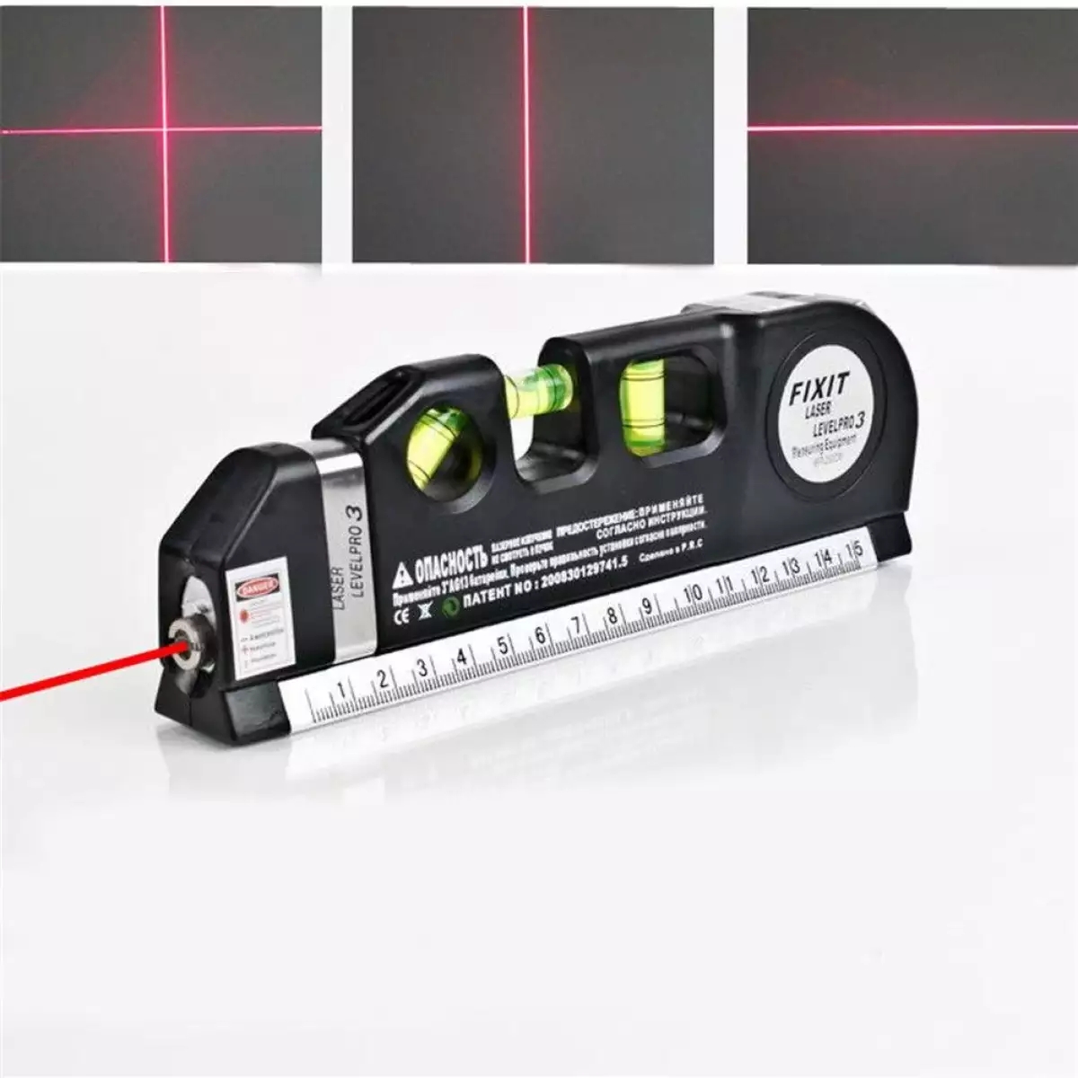 Thước đo khoảng cách bằng laser - máy đo khoảng cách laser cầm tay giá rẻ - Đa chức năng: nằm, đứng, xiên 45 °, thước rút 2.5m, thước 15cm, laser đo cân bằng ngang (Tặng Kèm Thước dây)