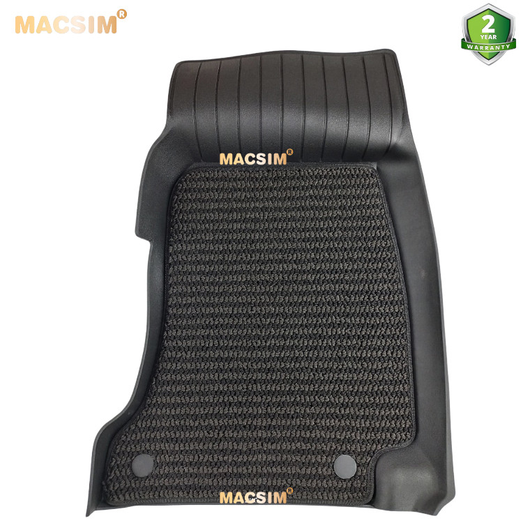 Thảm lót sàn ô tô 2 lớp cao cấp dành cho xe Mercedes Benz E 2016+ nhãn hiệu Macsim 3w