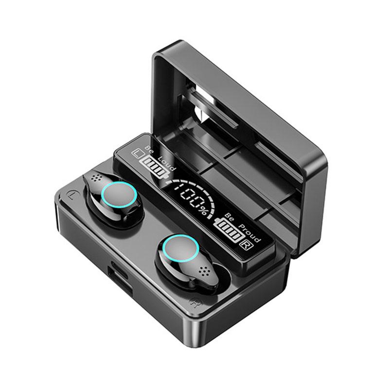 TWS Wireless Bluetooth 5.1 Tai nghe Tai nghe LED LED Tai nghe 9D HIFI STEREO SOUND Touch Tai nghe tai nghe Sport Waterproof Earbuds