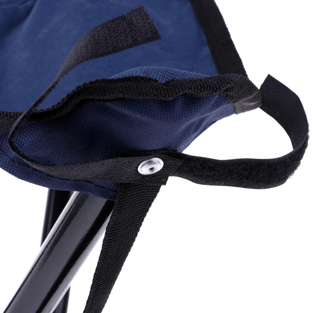Folding Chair Hiking Fishing Lawn Portable Ultralight Chair Stool with 3 Leg