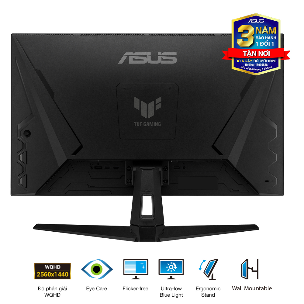 Màn hình Gaming ASUS TUF VG27AQ3A 27 inch Fast IPS 2K 180Hz Gsync - Hàng Chính Hãng