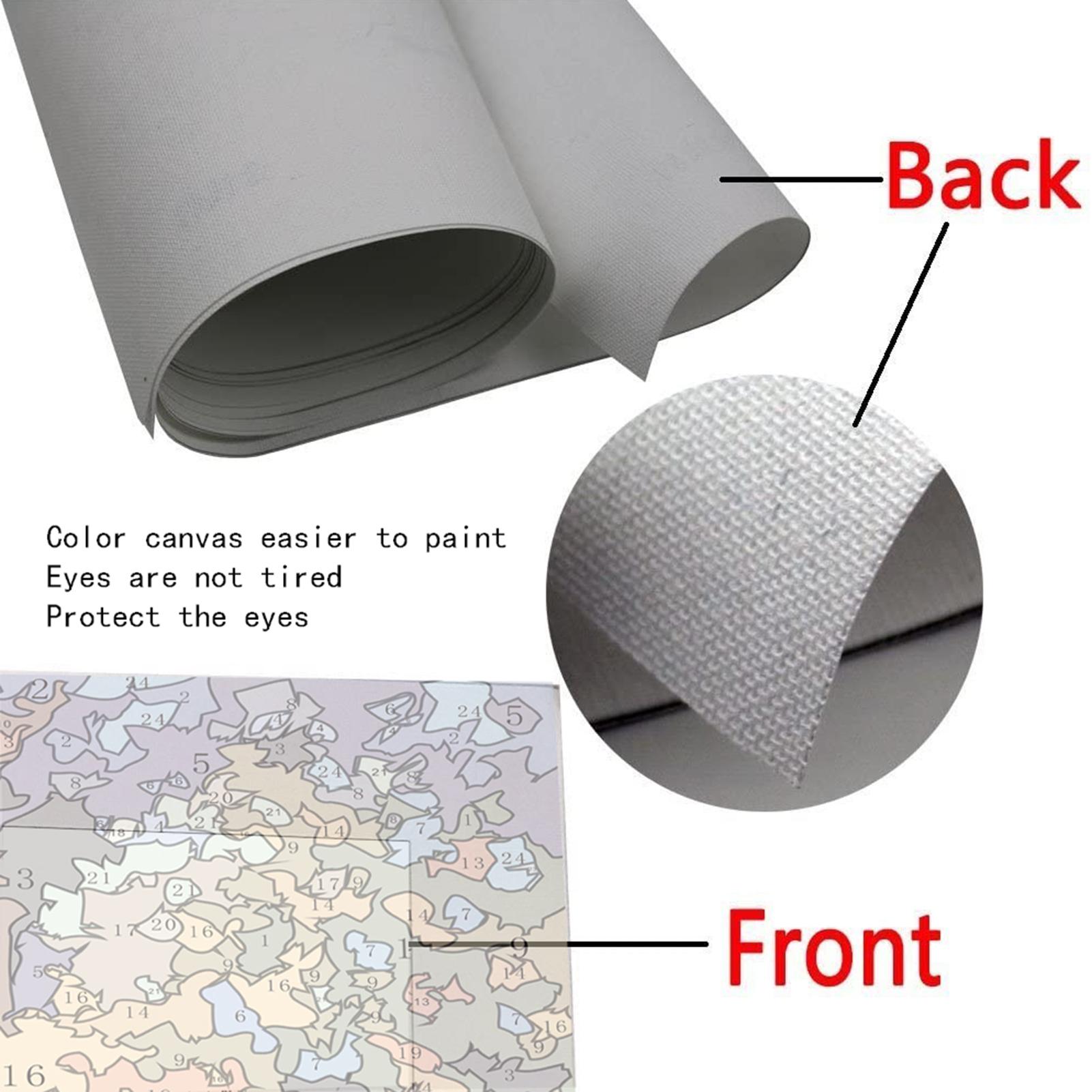 Tranh vẽ bằng số cho người lớn trên canvas 14x10 inch không khung,có keo ở mặt sau của bức tranh dễ dàng trang trí trên máy tính