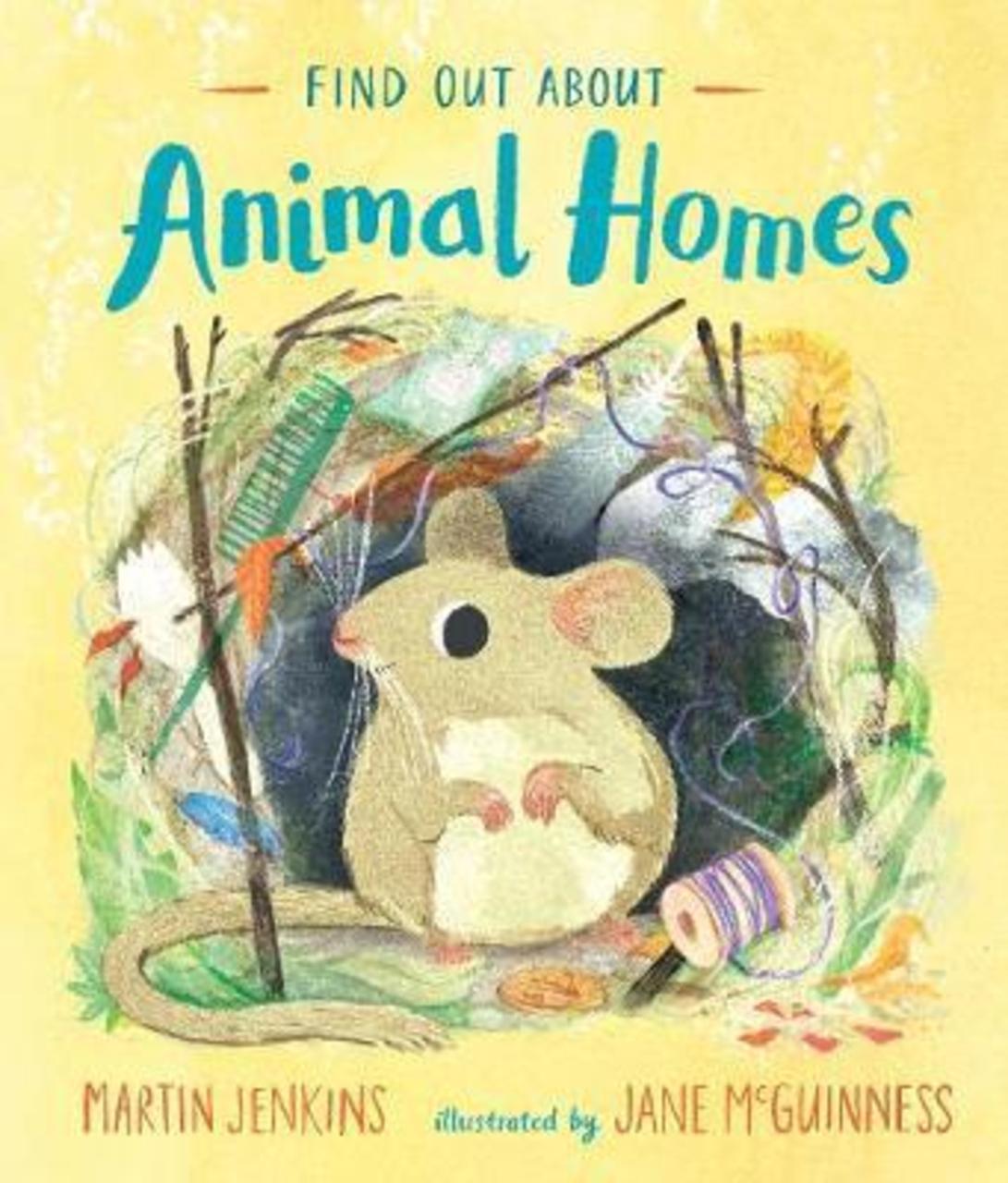 Sách - Find Out About ... Animal Homes by Martin Jenkins Jane Mcguinness (UK edition, hardcover)