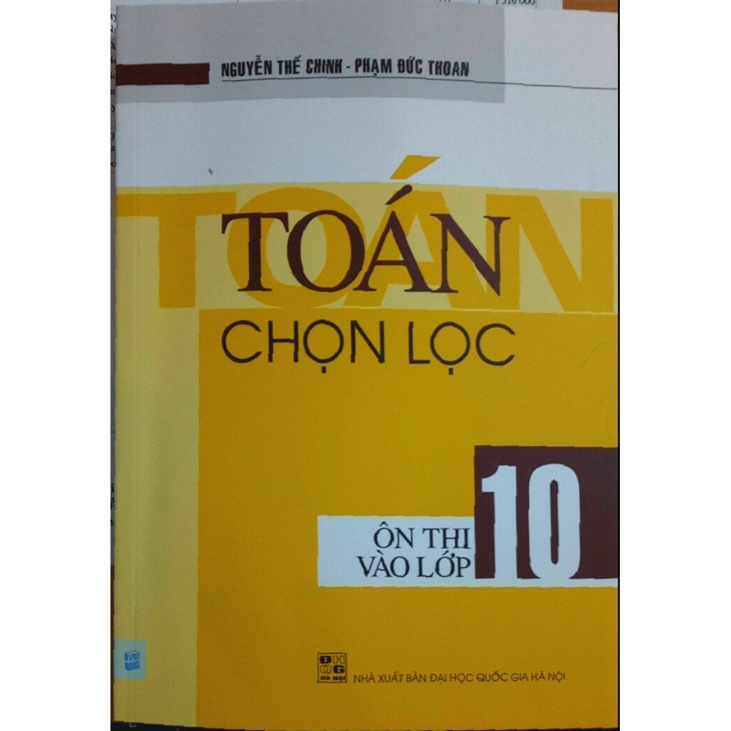 Toán chọn lọc ôn thi vào lớp 10