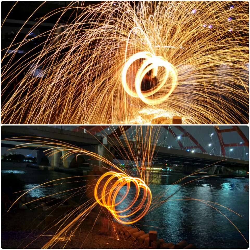 Bùi nhùi thép 1 mét - Steel wool - Vòng Xoáy lửa