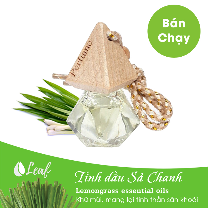 Tinh dầu treo xe sả chanh Leaf