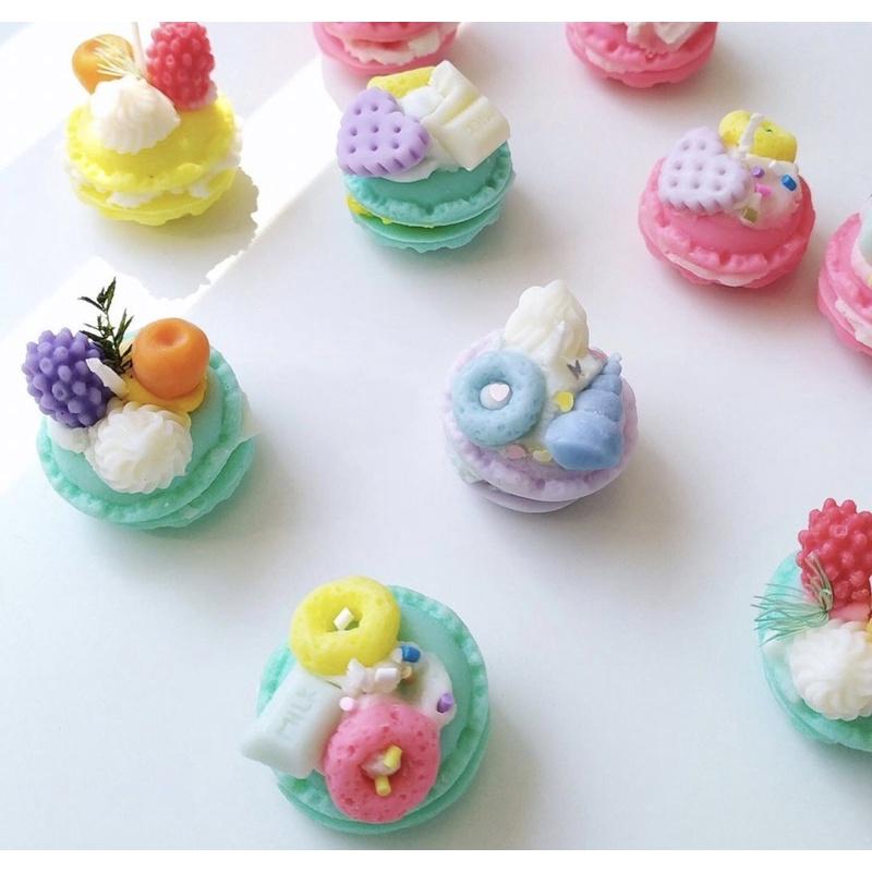 Nến Thơm Bánh Kẹp Topping Màu Sắc Handmade - Dory Lab