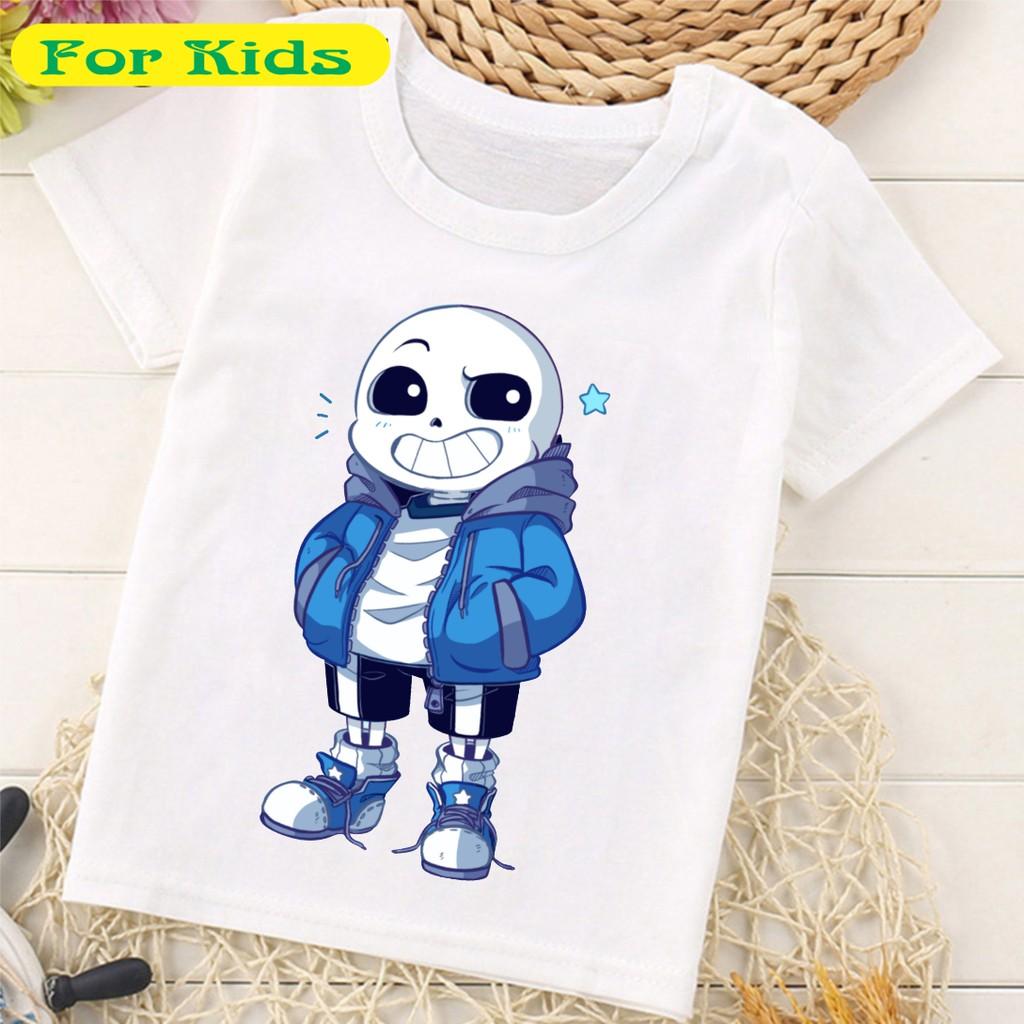 Áo in hình sans undertale cho bé trai bé gái cực hot có đủ size