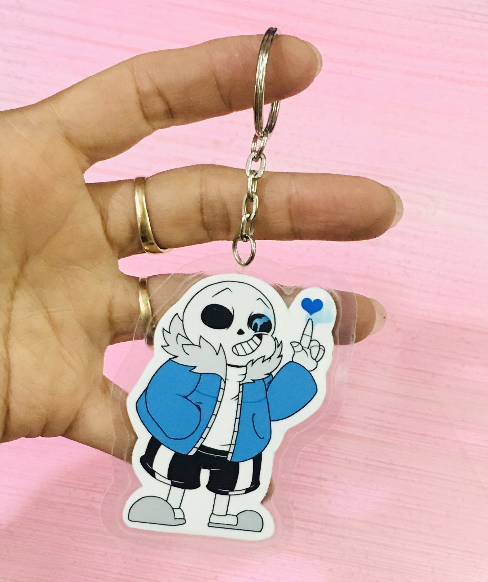 Set 3 Móc khóa cắt tỉa Sans Undertale  khác nhau gửi ngẫu nhiên