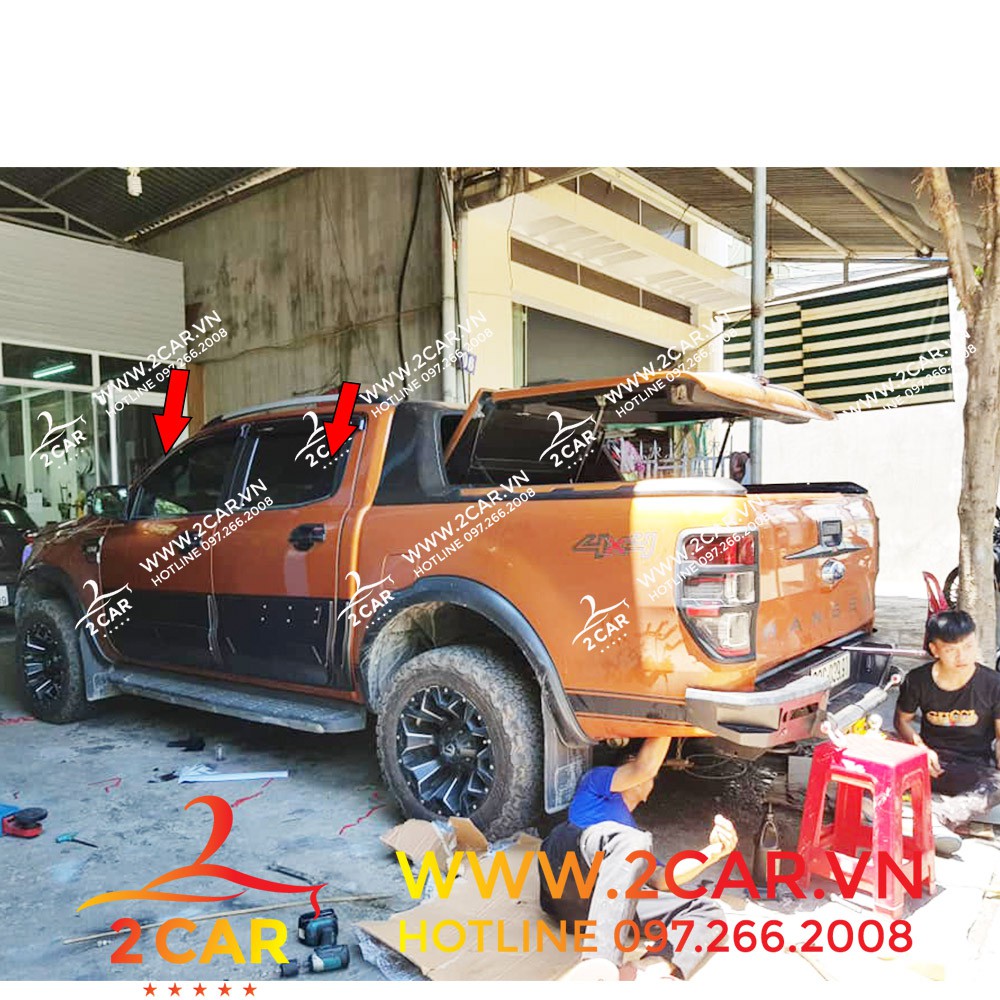 Nẹp Sườn Xe Ford Ranger loại bản to