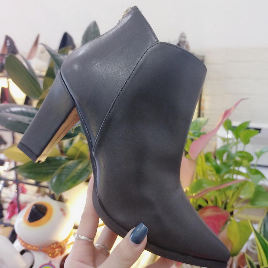 Giày Boots mũi nhọn ROSATA RO137 7p - HÀNG VIỆT NAM - BKSTORE