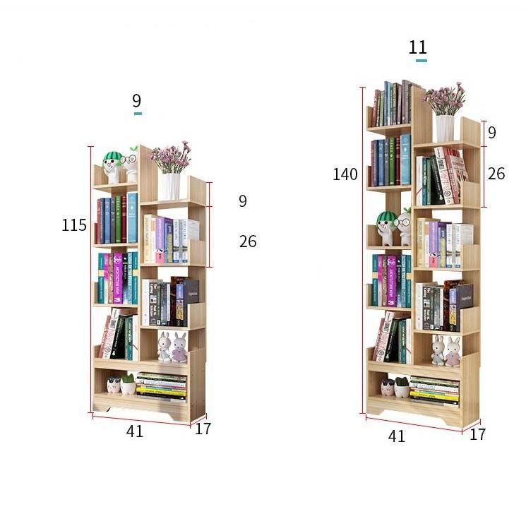 Kệ sách hình cây 9 tầng cao cấp - tủ sách 9 tầng