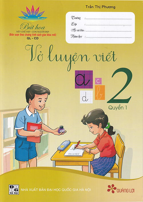 Sách - Vở luyện viết 2 quyển 1 (Cánh diều)