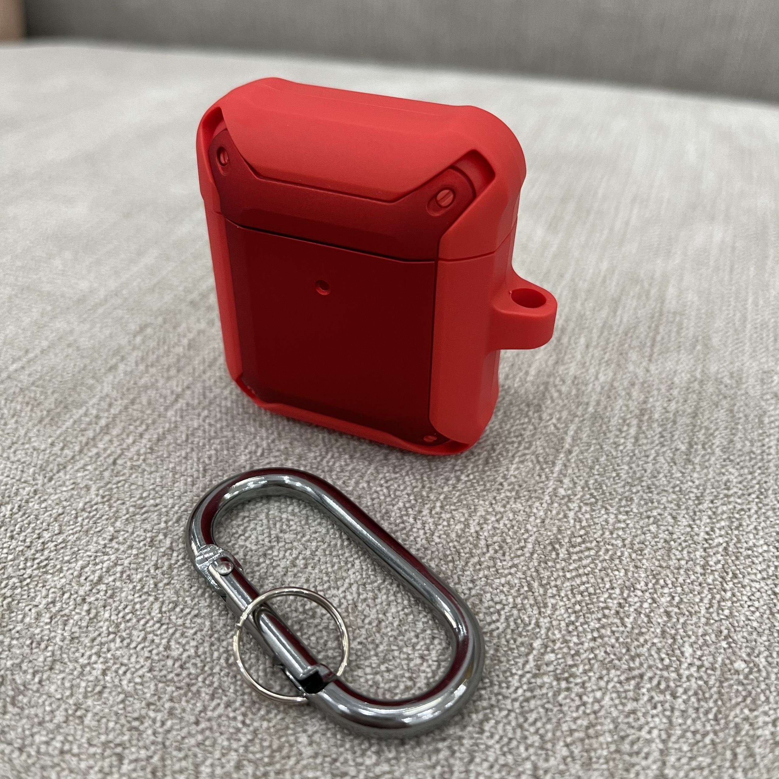 Case Chống Sốc 360 Độ Cho Airpods 1 / Airpods 2 - Màu Đỏ