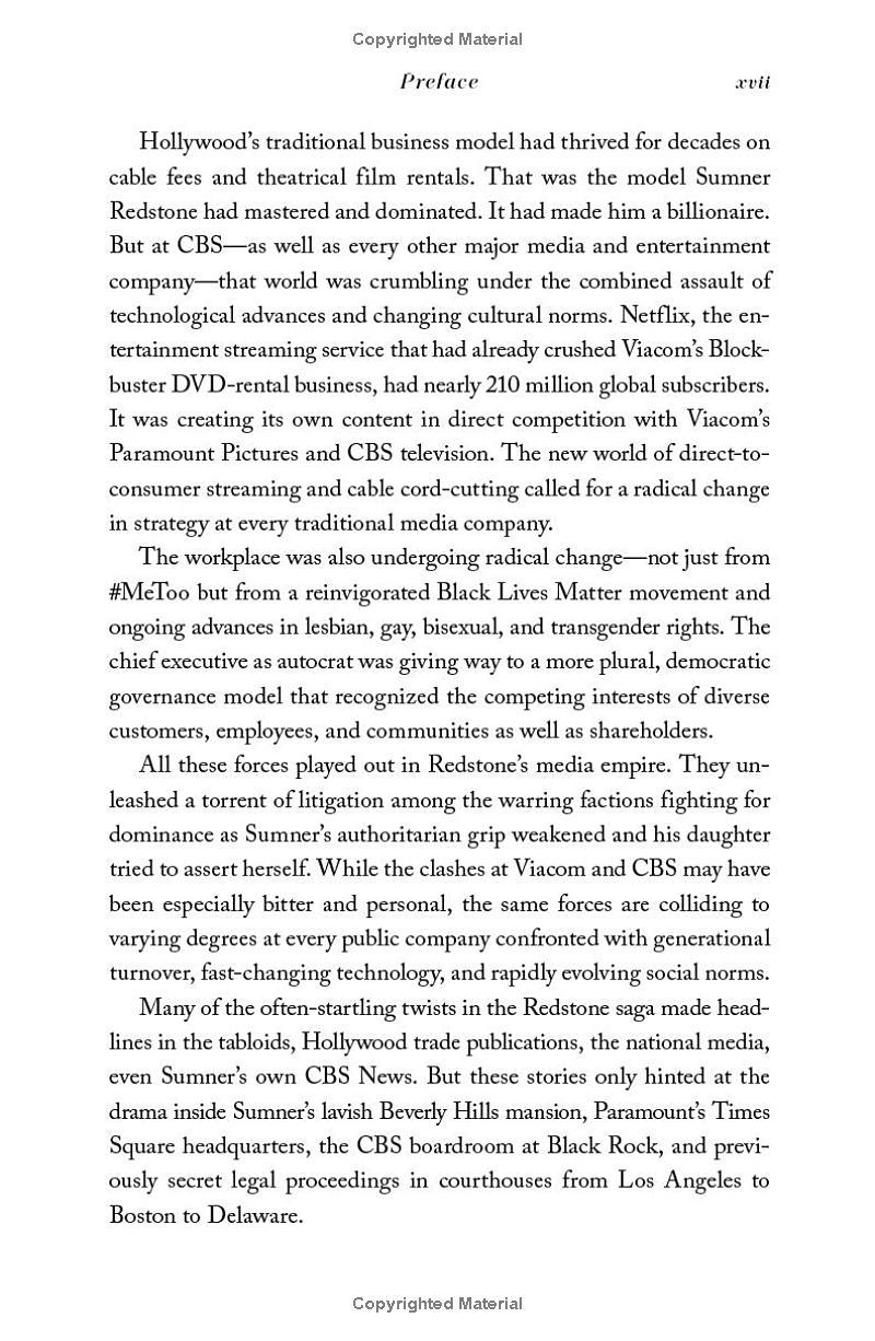 Sách ngoại văn: Unscripted - The Epic Battle For A Media Empire And The Redstone Family Legacy