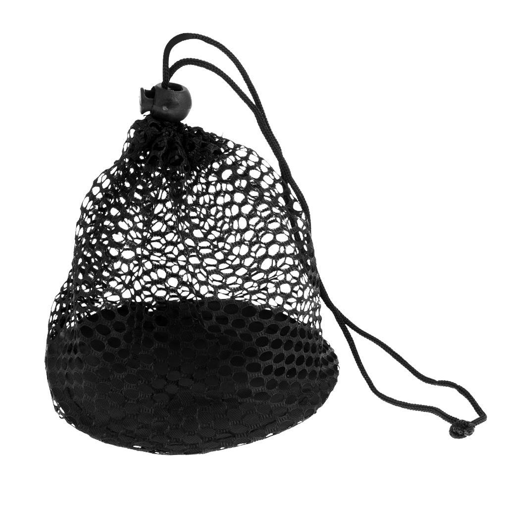 Durable Nylon Mesh Nets Bag Pouch Golf Tennis Ball Carrying Holder Storage L