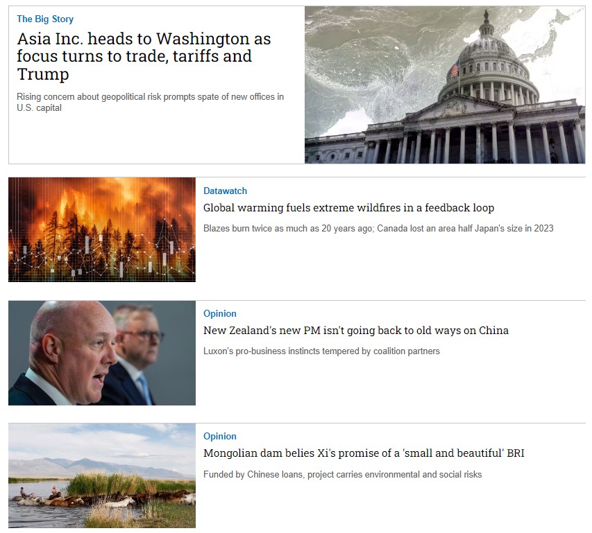 Tạp chí Tiếng Anh - Nikkei Asia 2024: kỳ 04: The Washington watchers