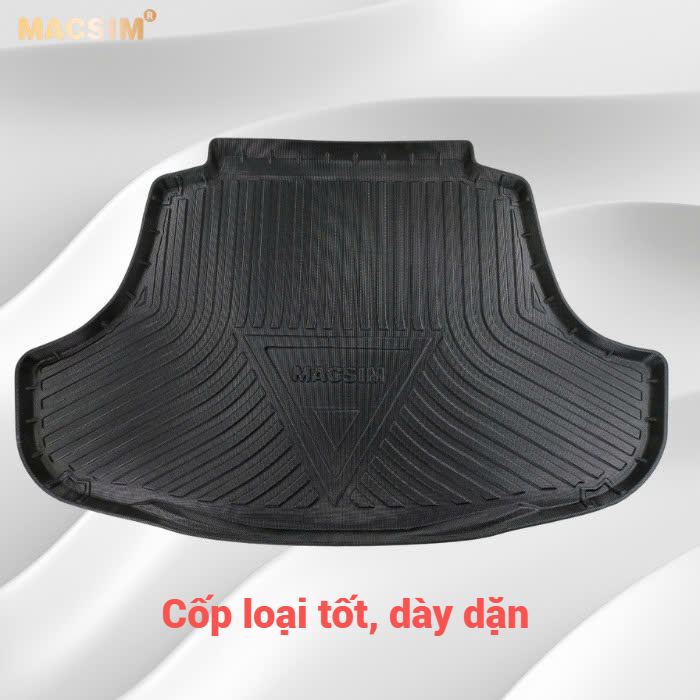 Lót cốp xe ô tô (qd) Lexus ES 2018-2021 chất liệu TPV thương hiệu Macsim màu đen