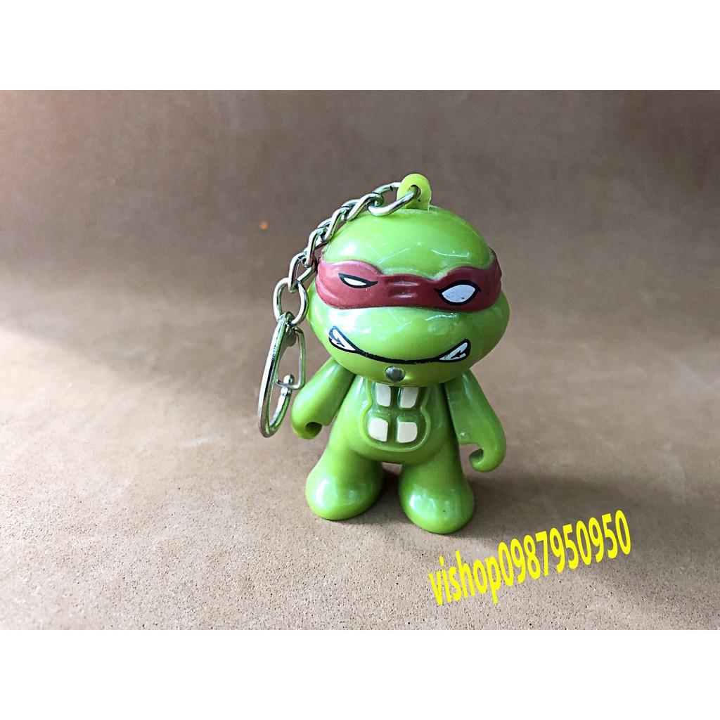 Móc khóa phát sáng siêu nhân ninja rùa mã GAM25 Rvăn
