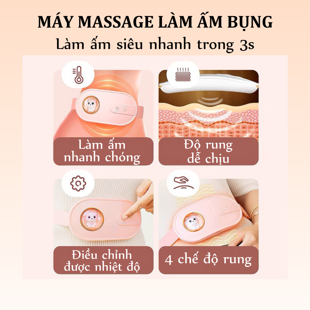 ￼Máy massage lưng bụng SKG W7- Massage xung điện