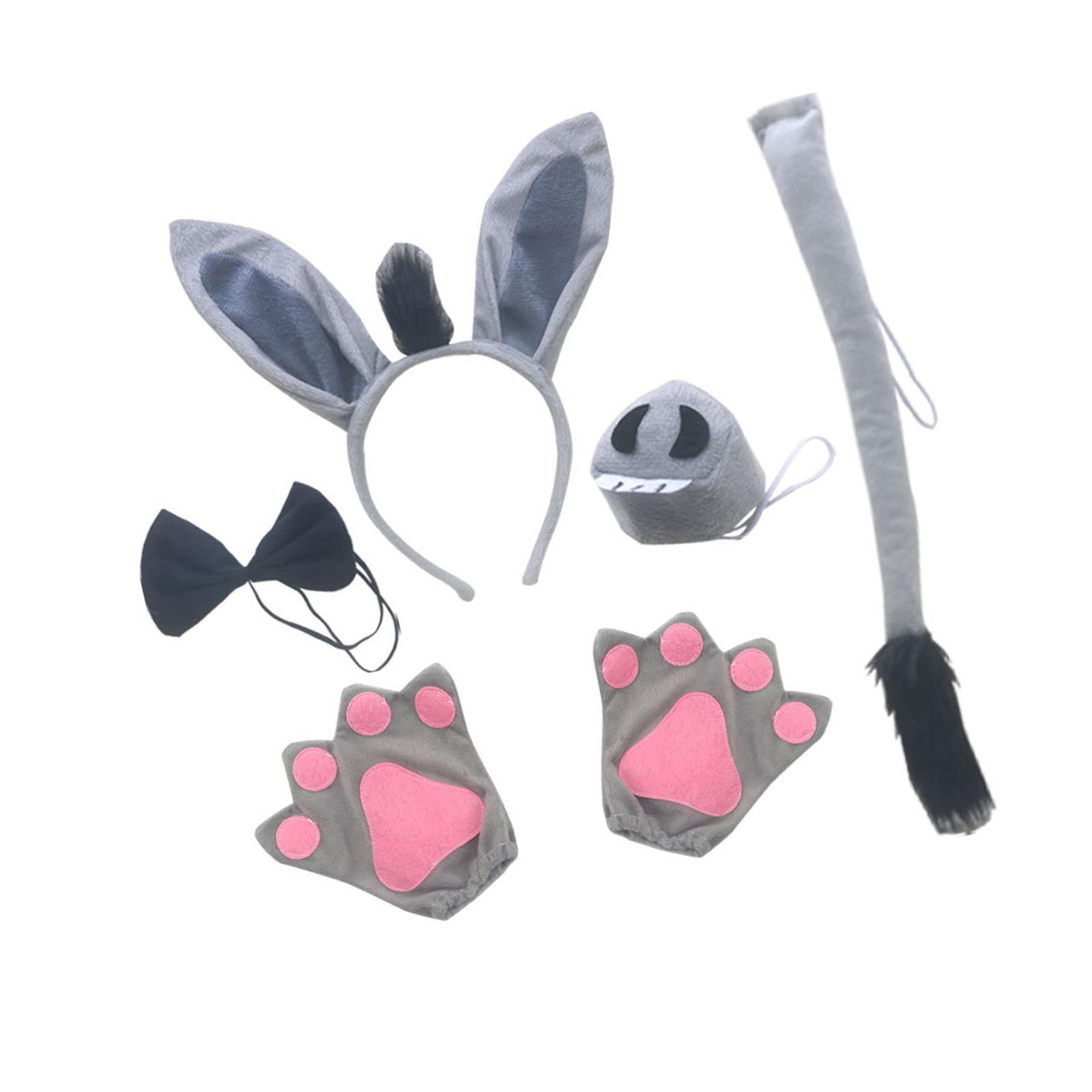 Kids Fancy Dress Up Bunny Costumes Props for Performance Theater Stage