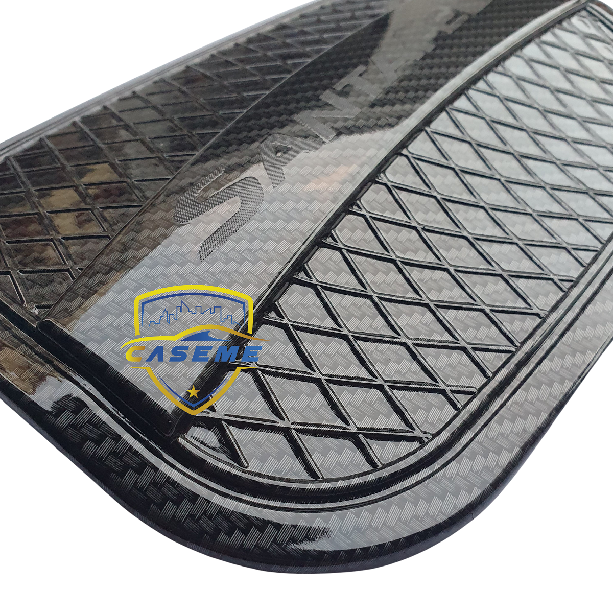 Ốp Nắp Bình Xăng Vân Carbon Dành Cho Xe Hyundai Santafe 2021 Cao Cấp