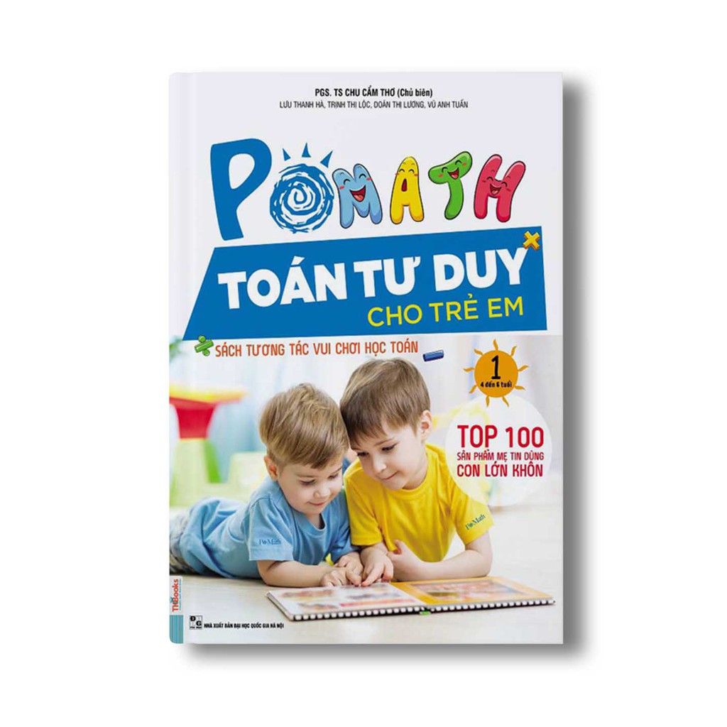 POMATH 1 - Toán Tư Duy Cho Trẻ 4-6 Tuổi