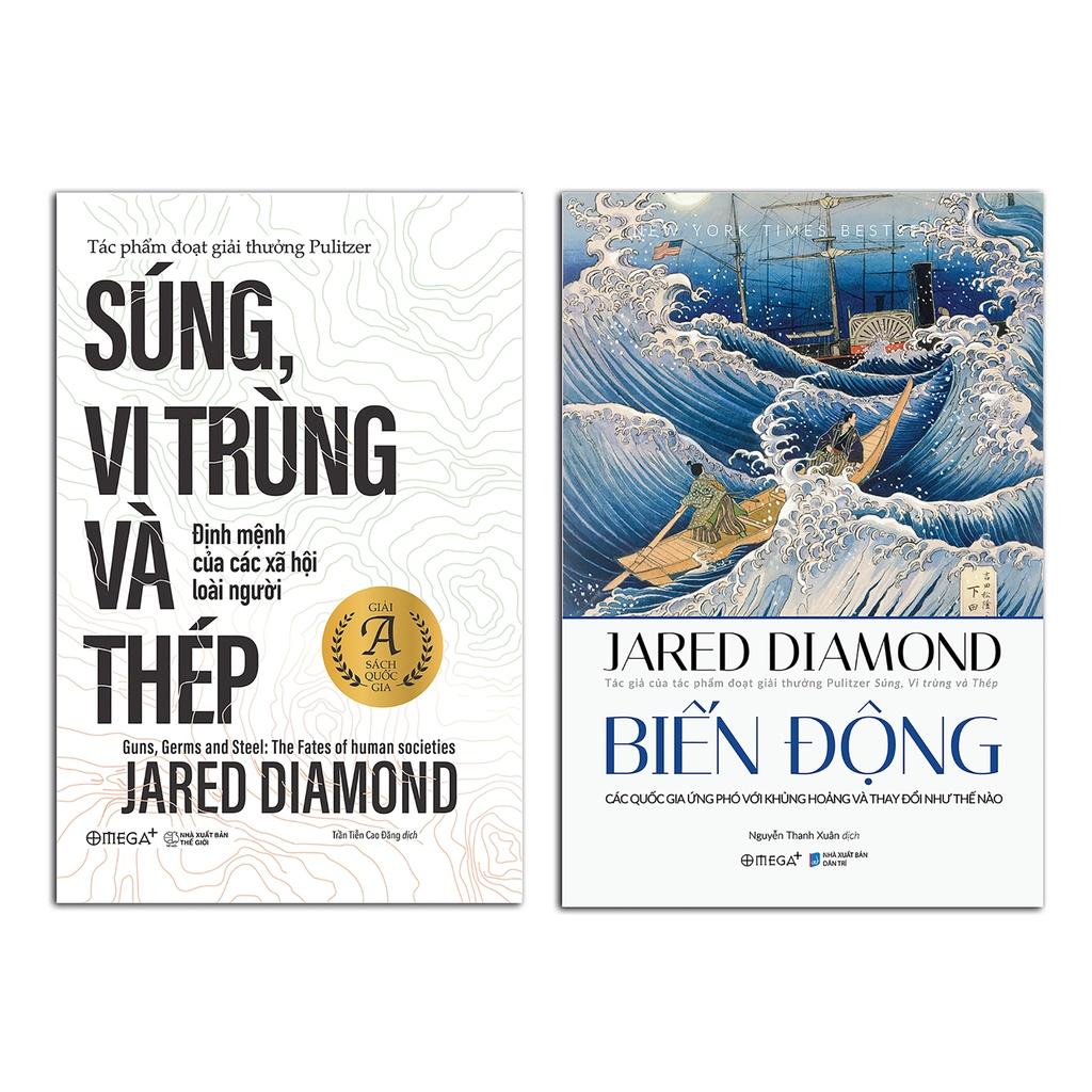 [ Thăng Long Books ] Biến Động + Súng Vi Trùng và Thép ( Jared Diamond - )