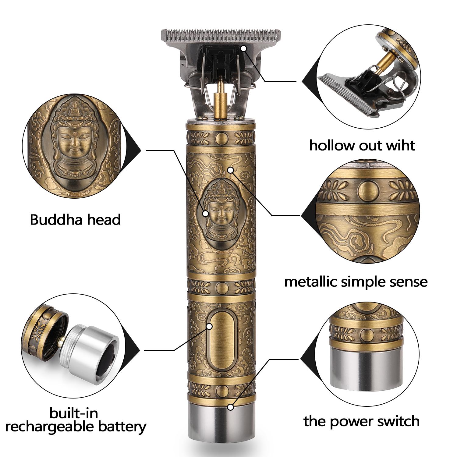 Tông đơ cắt tóc chuyên nghiệp có thể sạc lại