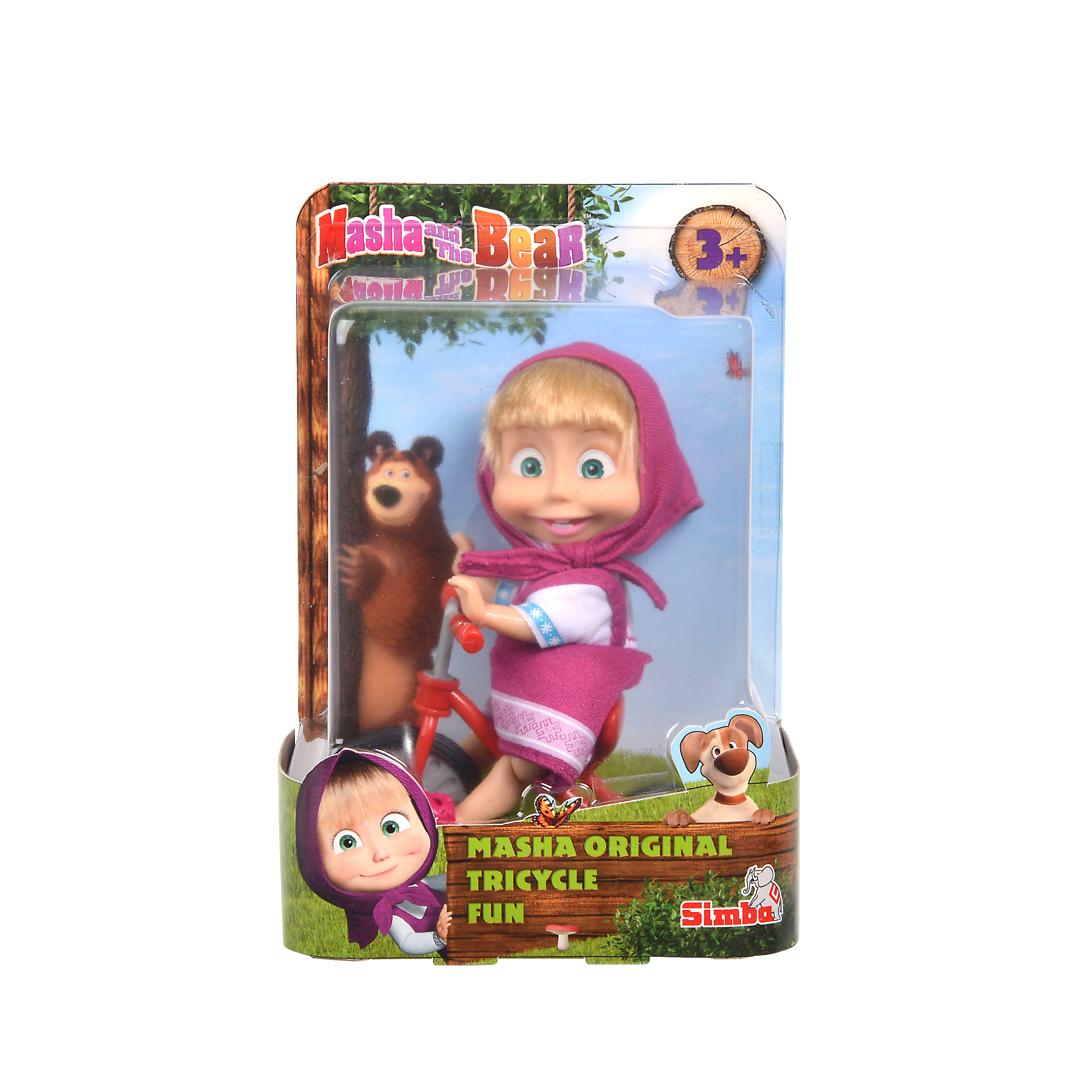 Đồ Chơi Búp Bê MASHA AND THE BEAR Masha Original Tricycle Fun 109302059 - Đồ Chơi Chính Hãng