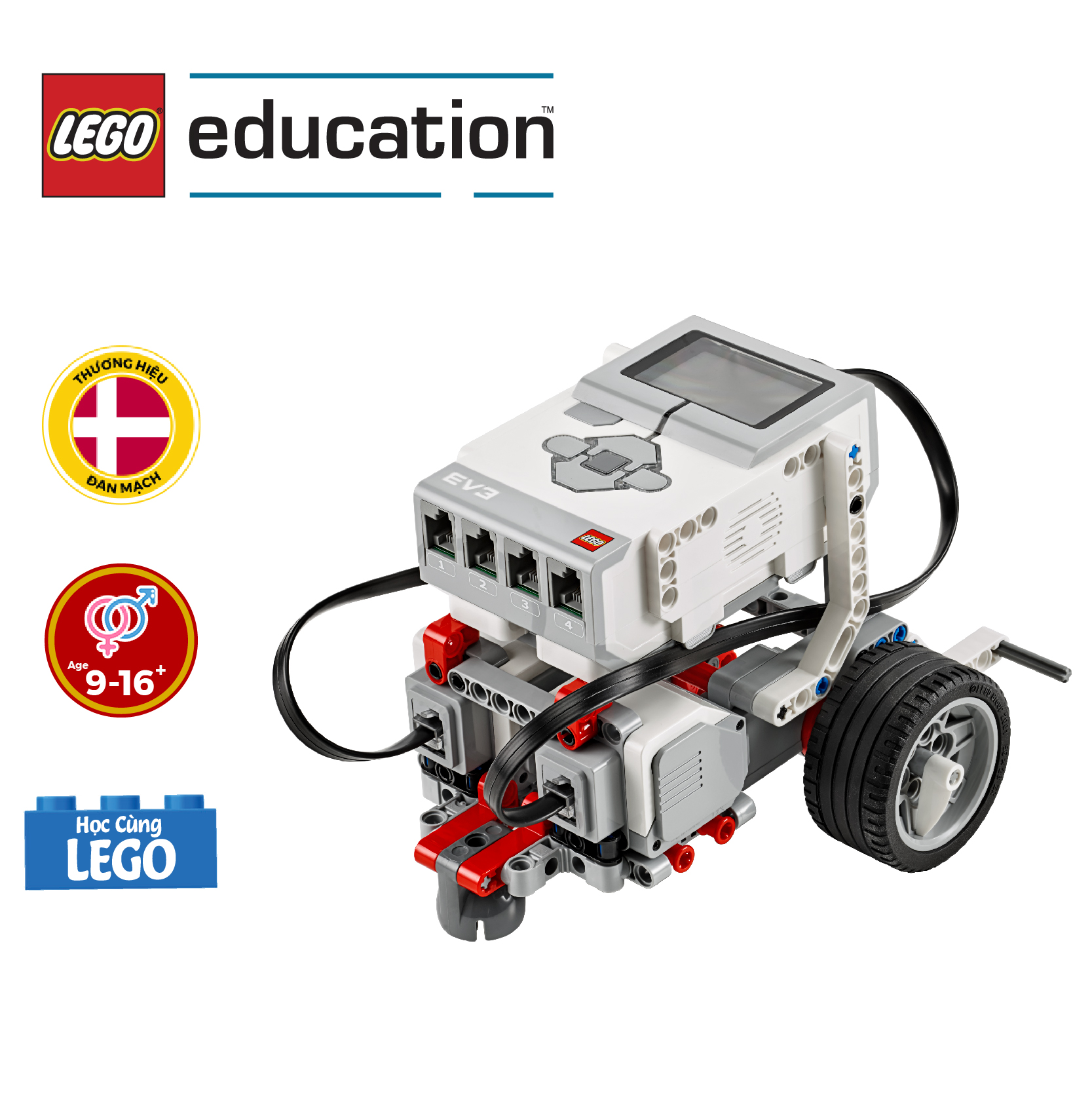 Đồ Chơi LEGO EDUCATION Bộ Kỹ Sư Robot Ev3 Cơ Bản  45544