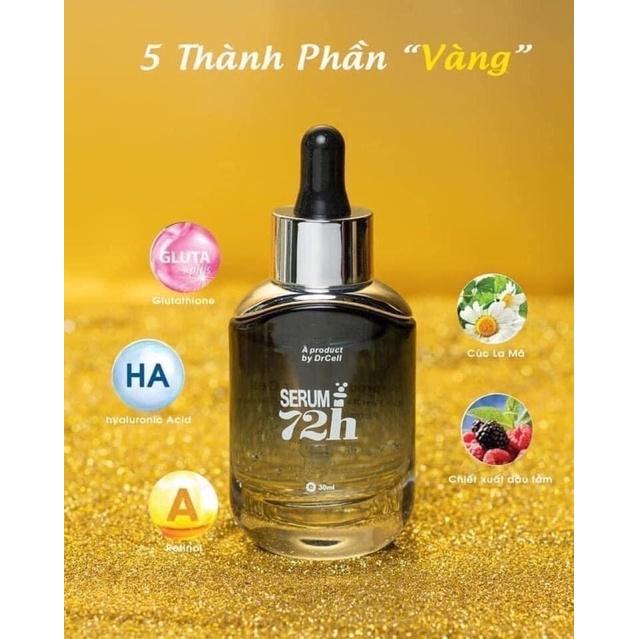 Serum 72h Dr Cell 30ml cấp ẩm dưỡng trắng căng bóng da - Hàng Chính Hãng