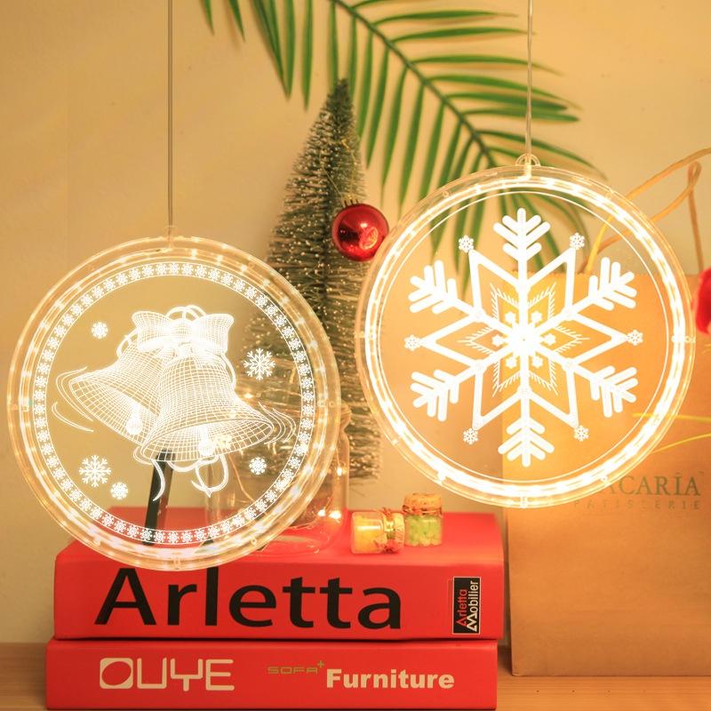 Đèn Led 3d Treo Trang Trí Giáng Sinh