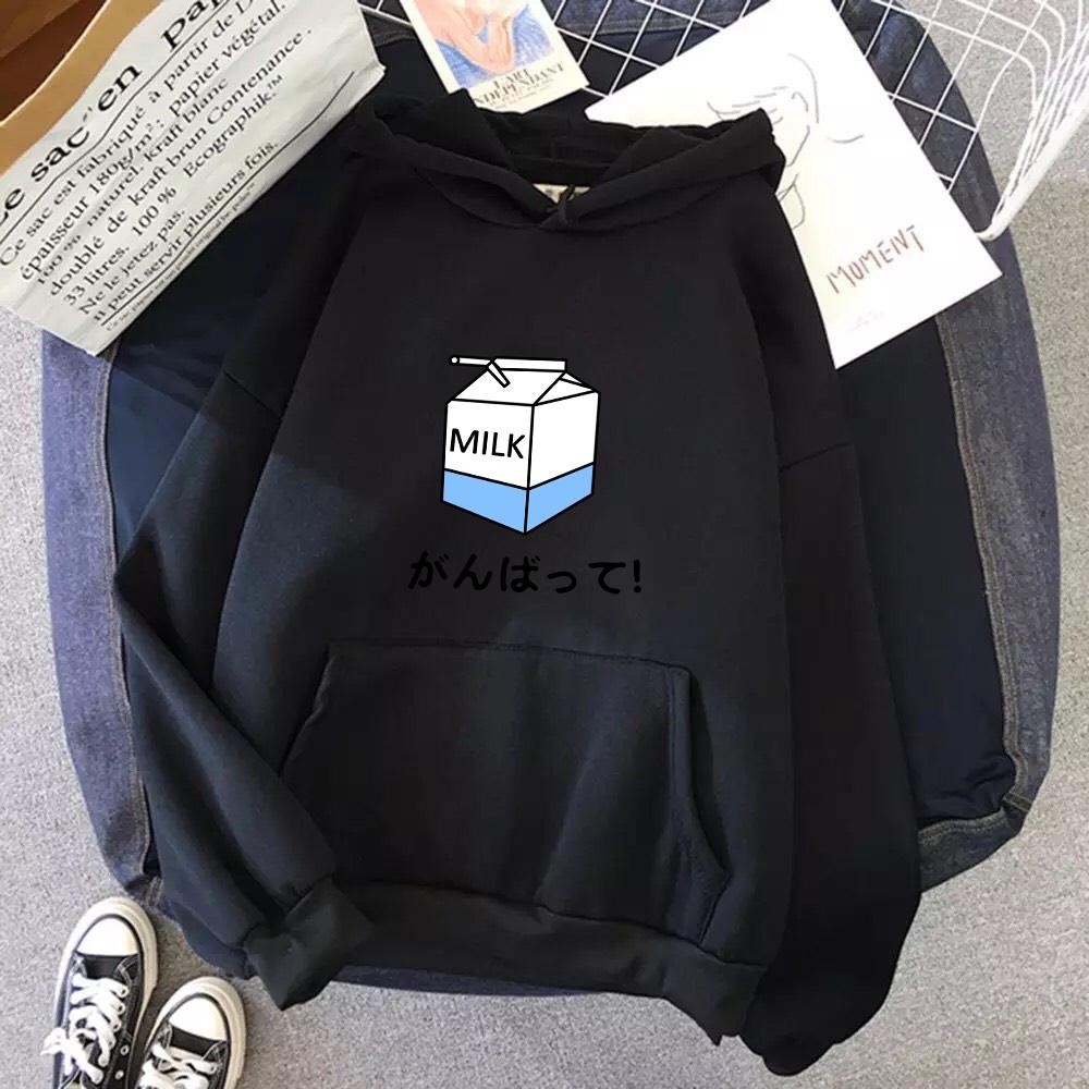 ÁO HOODIE NAM NỮ IN HỘP SỮA