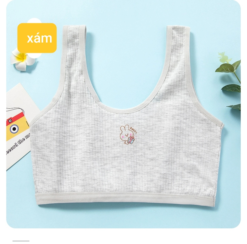 Áo lót bé gái áo lót nữ học sinh cấp 2 cấp 3 không đệm cao cấp bra học sinh từ 35-50kg
