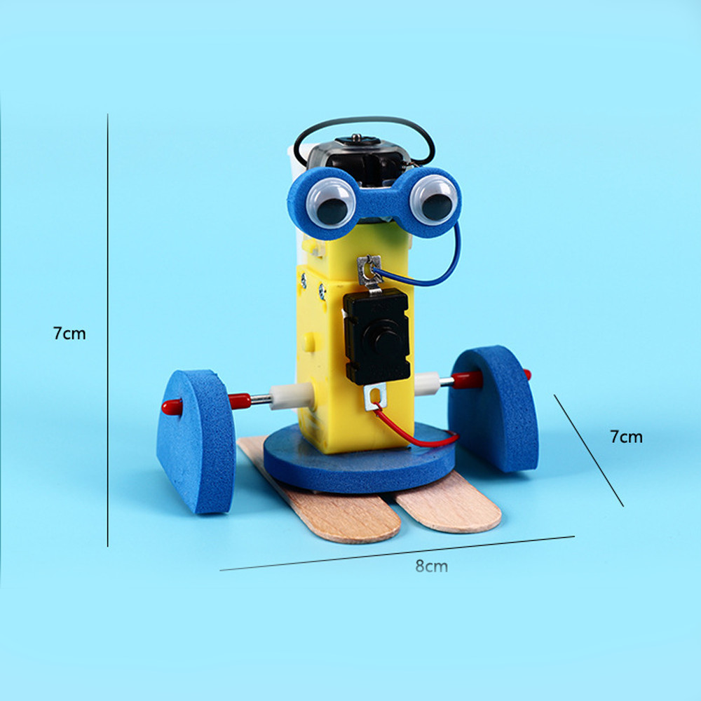 Bộ đồ chơi khoa học tự làm robot tự động chim cánh cụt bằng gỗ – DIY Wood Steam