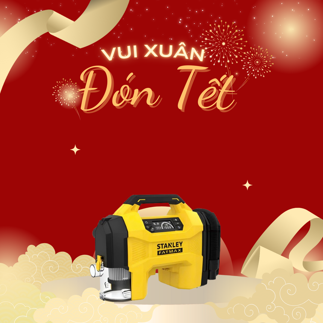 Máy bơm hơi đa năng dùng pin kèm tính năng thổi và hút bụi hiệu STANLEY Model SXVI02001-3 trong 1- HÀNG CHÍNH HÃNG