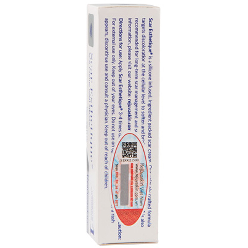 Kem làm mờ sẹo thâm, sẹo rỗ, sẹo lõm Scar Esthetique 10ml của Rejuvaskin - thương hiệu hỗ trợ trị sẹo Hoa Kỳ