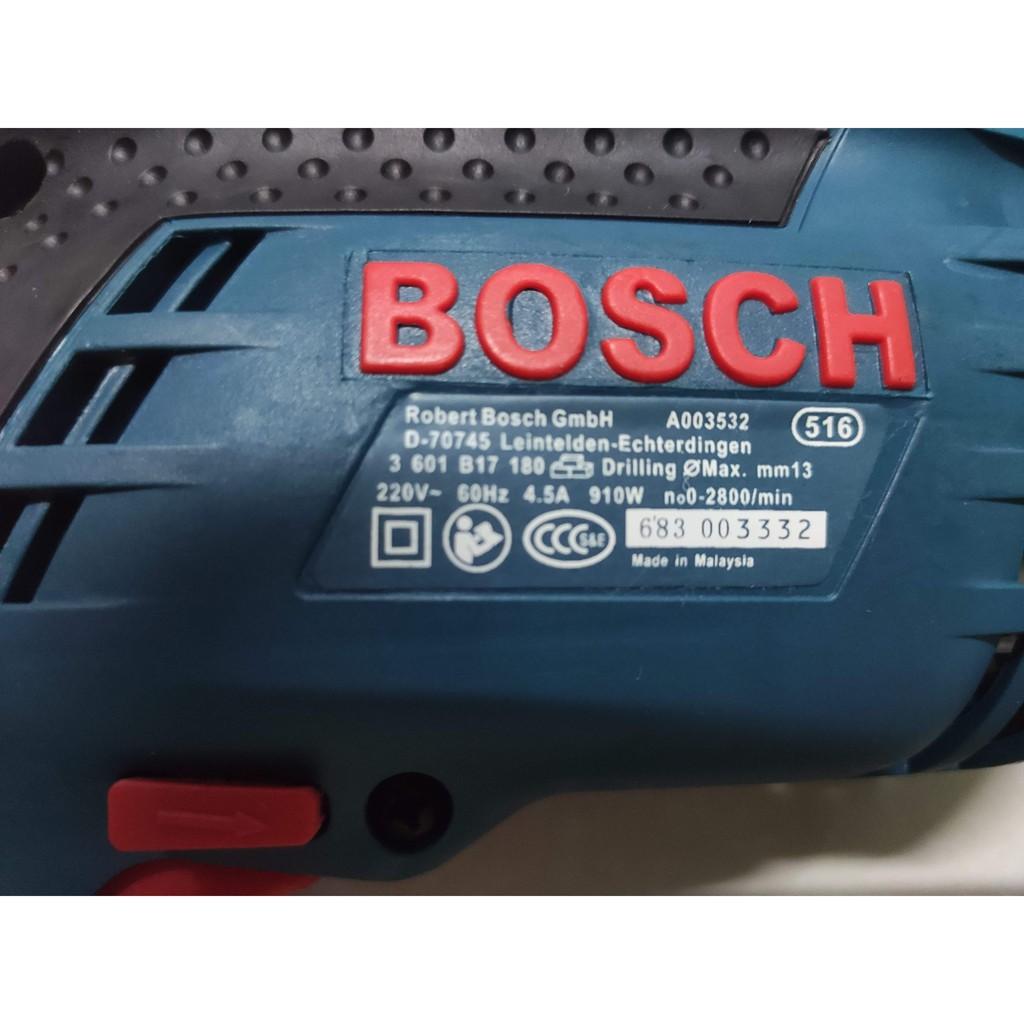 Máy khoan động lực Bosh GSB 13RE, 220v, 910w, có khoan bê tông, có đảo chiều, chỉnh tốc độ. khoan lỗ vít ốc hiệu quả.