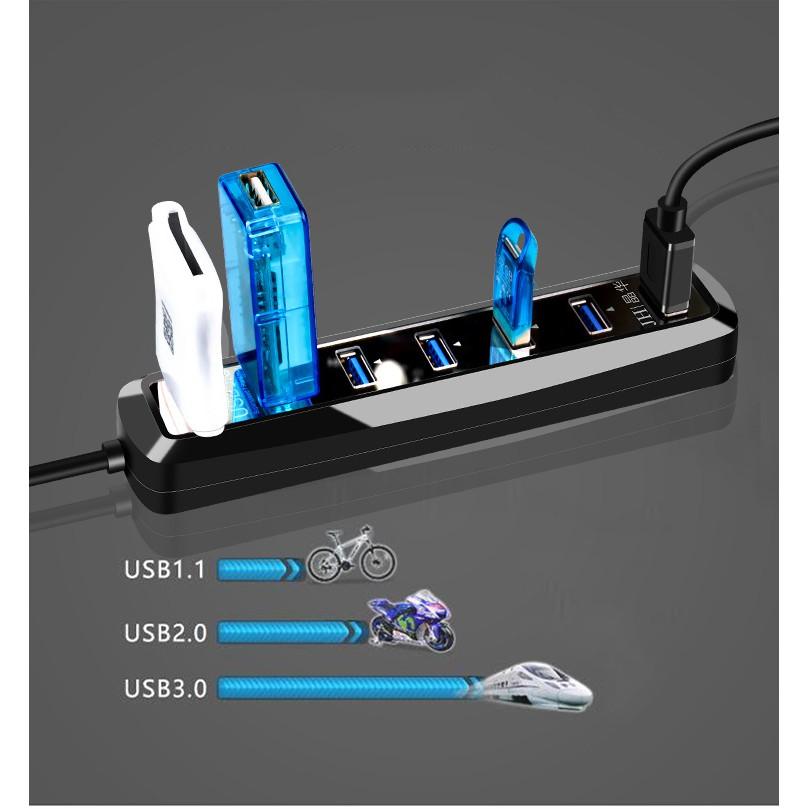 Bộ chia USB 3.0 ra 7 cổng USB 3.0 có nguồn rời - Jinghua Z432 - Hồ Phạm