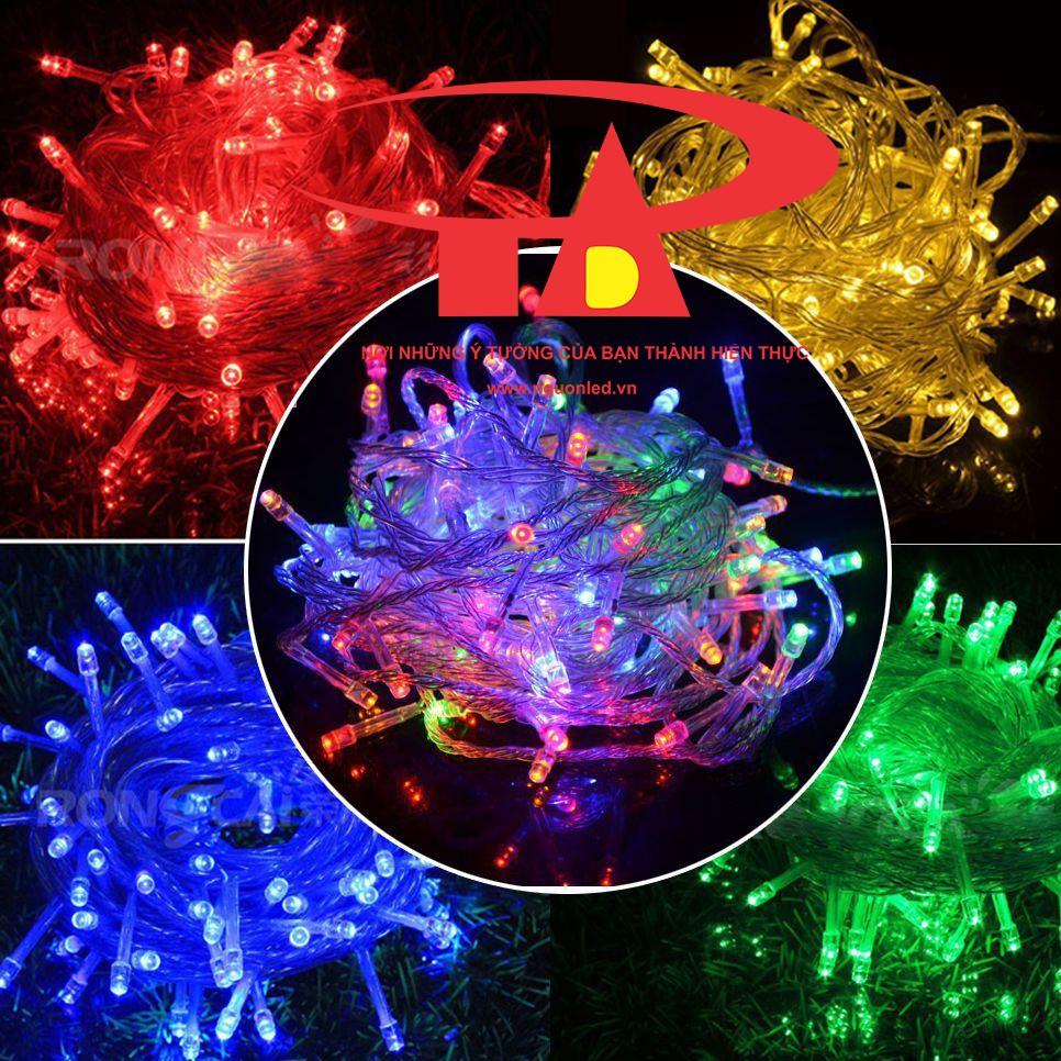 Combo (100 Dây Đèn Led Chớp 5m, Loại Tốt, Trang Trí Noel