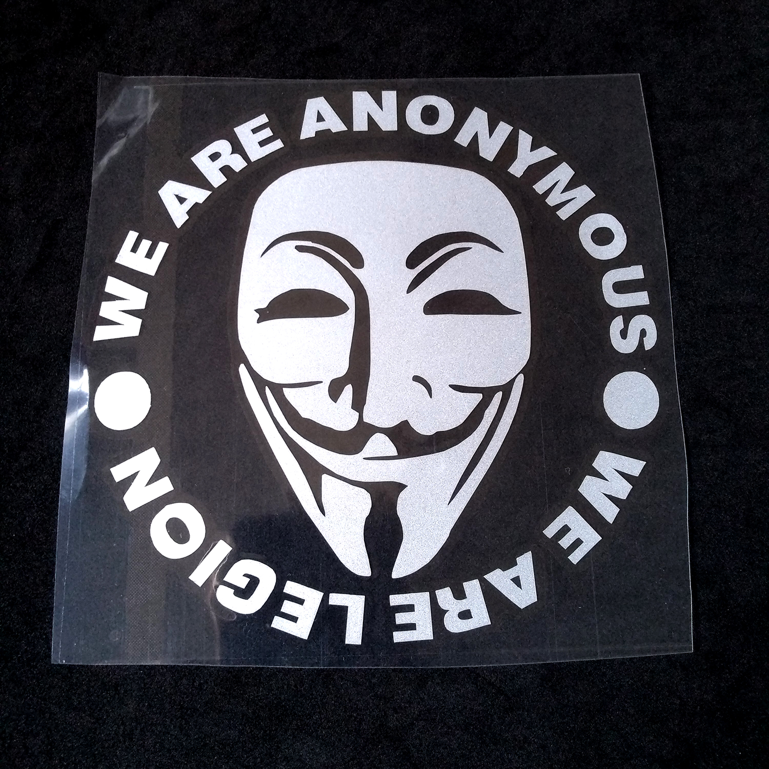 Hình dán ANONYMOUS tròn 14cm