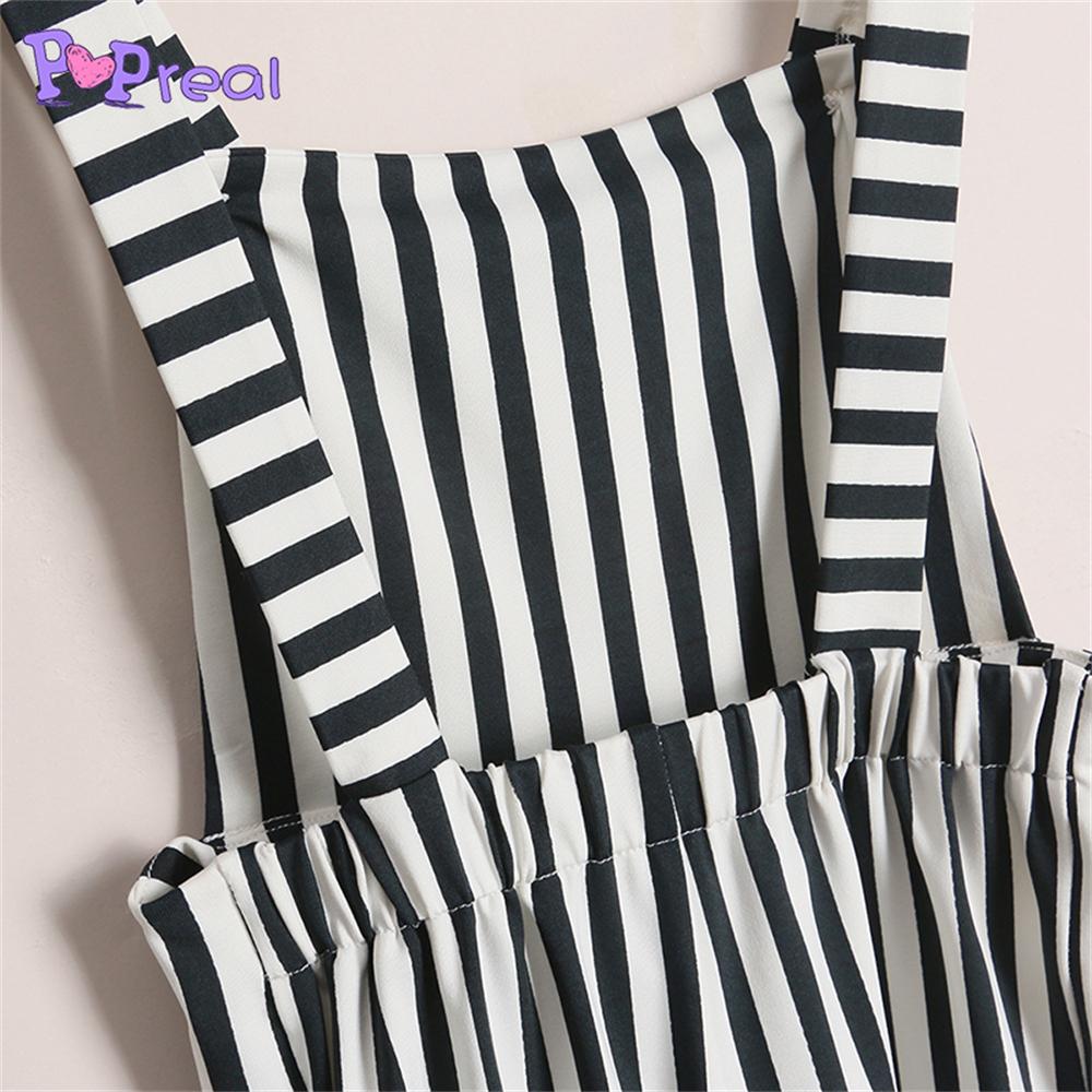 PopReal Họ Phù Hợp Với Trang Phục Mẹ Và Con Gái Phù Hợp Với Áo Liền Quần Dây Trang Phục Cha Mẹ-Con Bộ Trang Phục Cho Bé Quần Áo Bé Gái