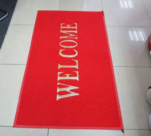 Thảm chùi chân welcome KT 120cm x 180cm Thảm Trải Khách Sạn, Siêu Thị Điện Máy, Tòa Nhà Lớn, Thảm Chùi Chân Nhựa PVC