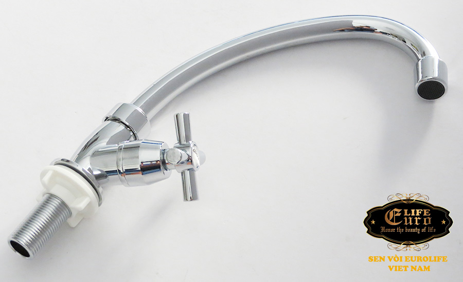 Vòi rửa chén lạnh nhựa ABS mạ Chrome Eurolife EL-VCN03
