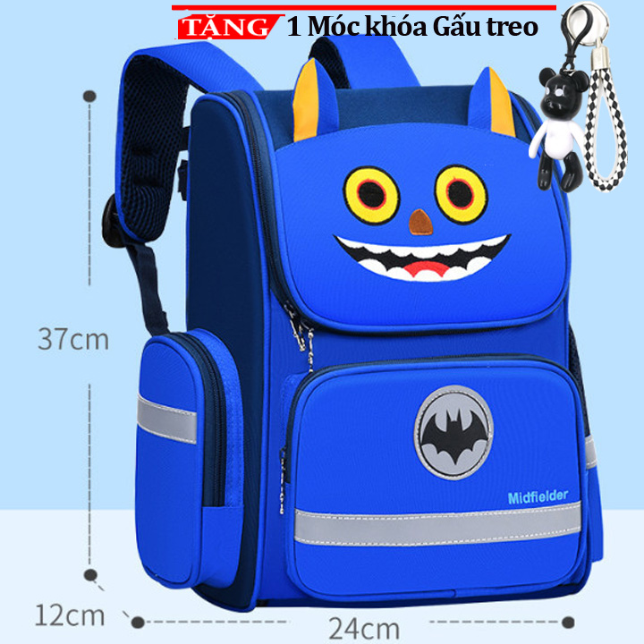 Balo chống gù Phản quang hình Ngựa Pony Kỳ Lân SE95 Tặng móc khóa gấu treo