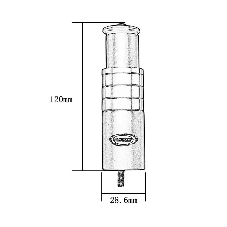 Phụ kiện nâng tay lái xe đạp bằng nhôm (cao 12cm ống trong 28,6mm)