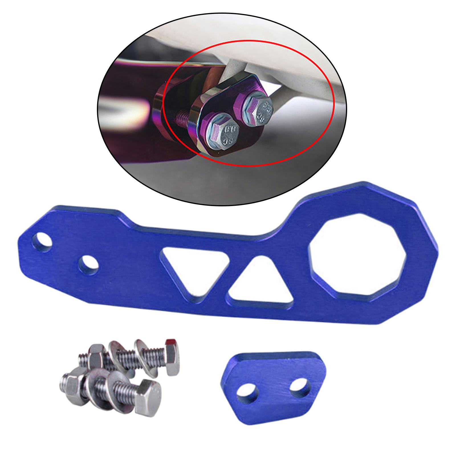 Anodized  Car Trailer Rear Tow Towing Hook Blue