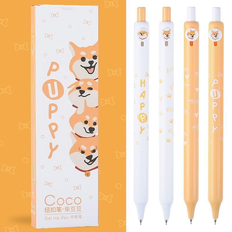 Bút bi nước coco puppy phong cách enternity love - mực đen - but006