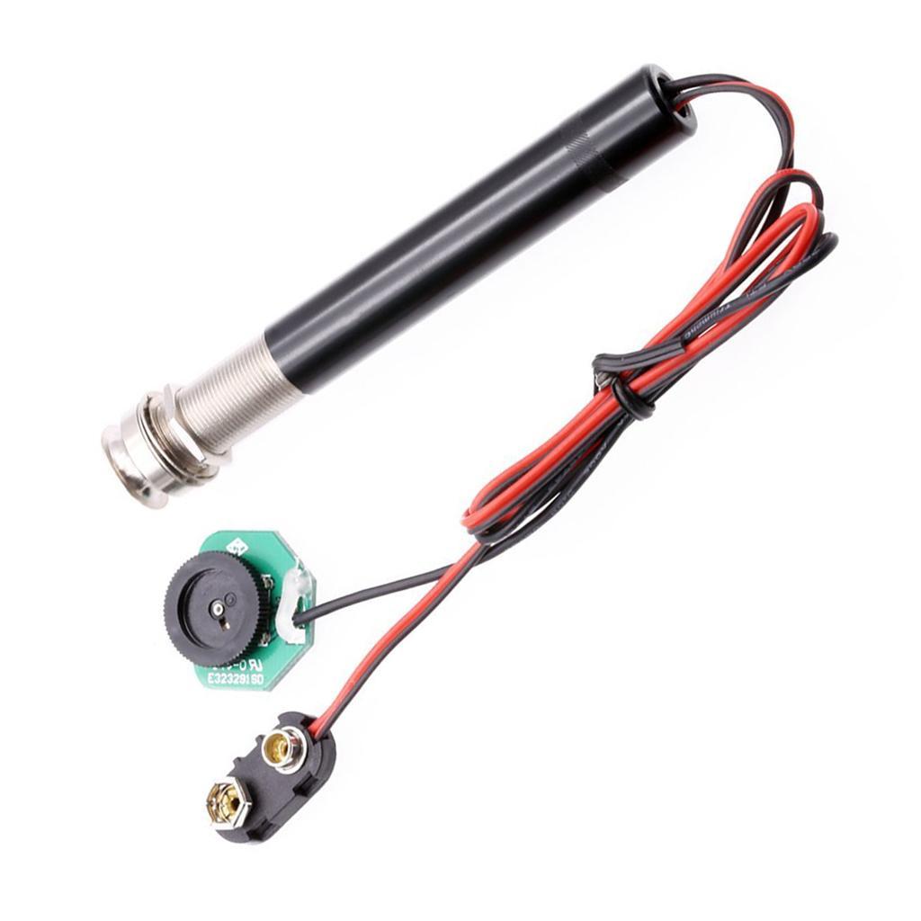 Active    Preamp Piezo Pickup  with Volume Knob for Ukulele